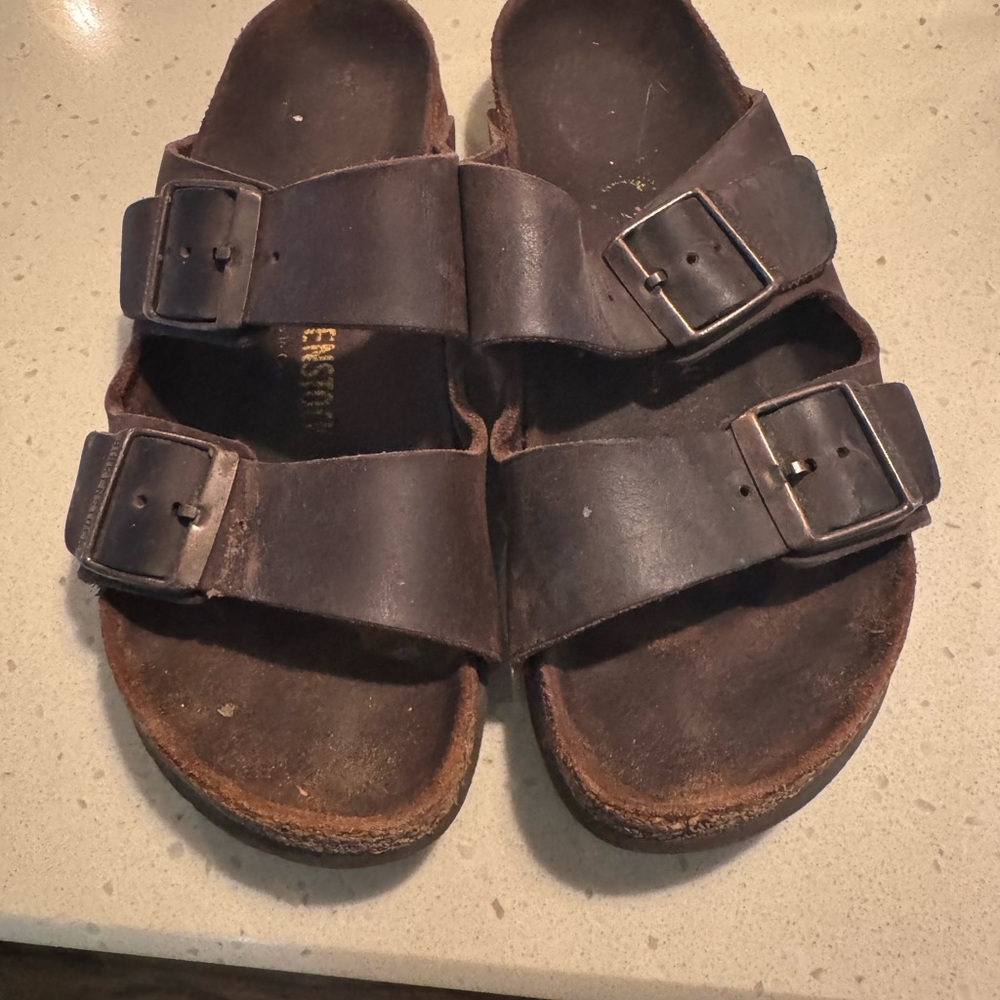 Birkenstock Brown Sandals with Adjustable Straps